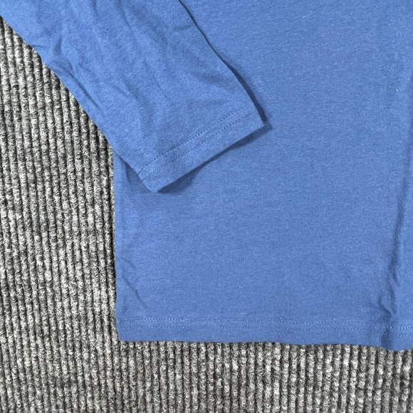 Tommy Hilfiger Shirt Youth Large Blue Long Sleeve Crew Casual School New - Picture 6 of 13
